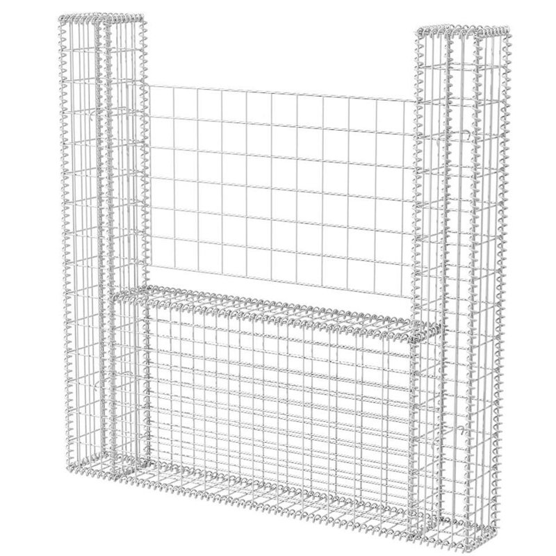 Marthasville Garden Gabion, 150cm H x 160cm W x 20cm D