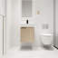 Meuble-lavabo mural simple à une porte 18 po avec comptoir flottant Casmer