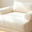 Chaise longue à accoudoirs roulés