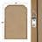 Farmhouse Whiteboard with Wood Frame 24x36in
