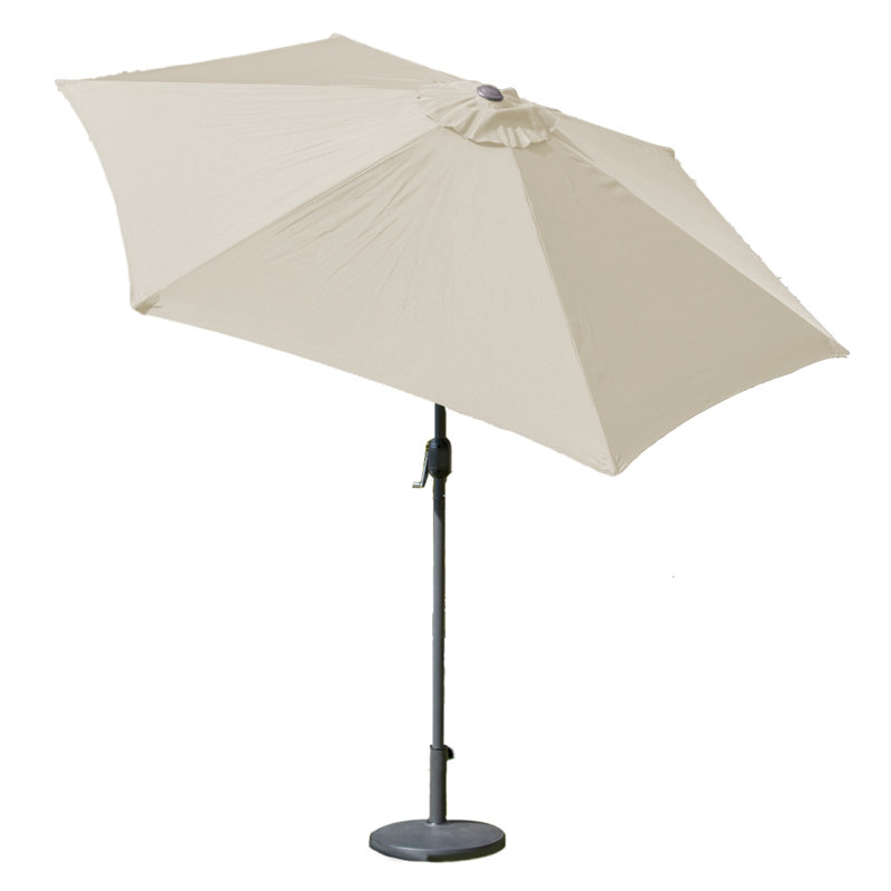 Wymore 250cm Market Parasol, Gray