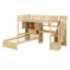 Lit mezzanine avec bureau intégré et escalier-122428047