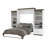 Ailed Murphy Bed with Drawers and Shelves-55325531