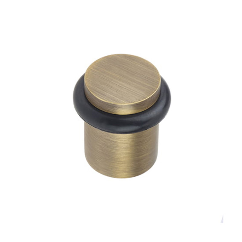 Brass Floor Door Stop, Antique Bronze