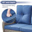 Ensemble de conversation d'extérieur en osier avec chaises pivotantes-39079754-51493884