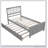 Platform Bed with Trundle