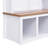 Farmhouse 4-in-1 Hall Tree with 6 Hooks, Storage Bench, and Shoe Cabinet for Entryway, Living Room-31717781