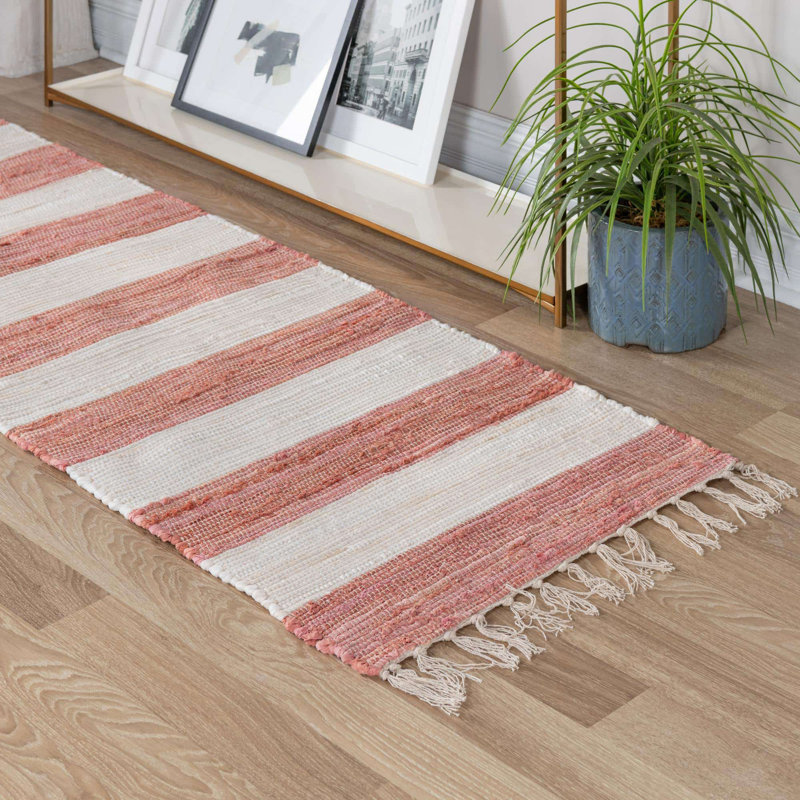 Clerestory Cotton Striped Indoor Rug, Runner 2'7" x 12'