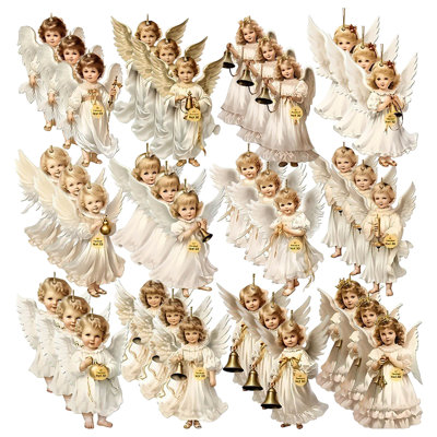 Ensemble d'ornement arbre de Noël Angela