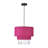 Kazem 3 - Light Pink Drum Pendant