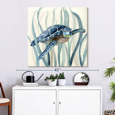 Brampt Turtle In Seagrass I