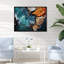 «Jairon Coastal Abstract Coastline II», reproduction sur toile-1016352825-1016352830