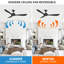 Ventilateur de plafond à 3 pales 56 "avec télécommande sans lumières Garuda-1865687036