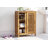 Ayden Solid Bamboo Wood Freestanding Bathroom Cabinet
