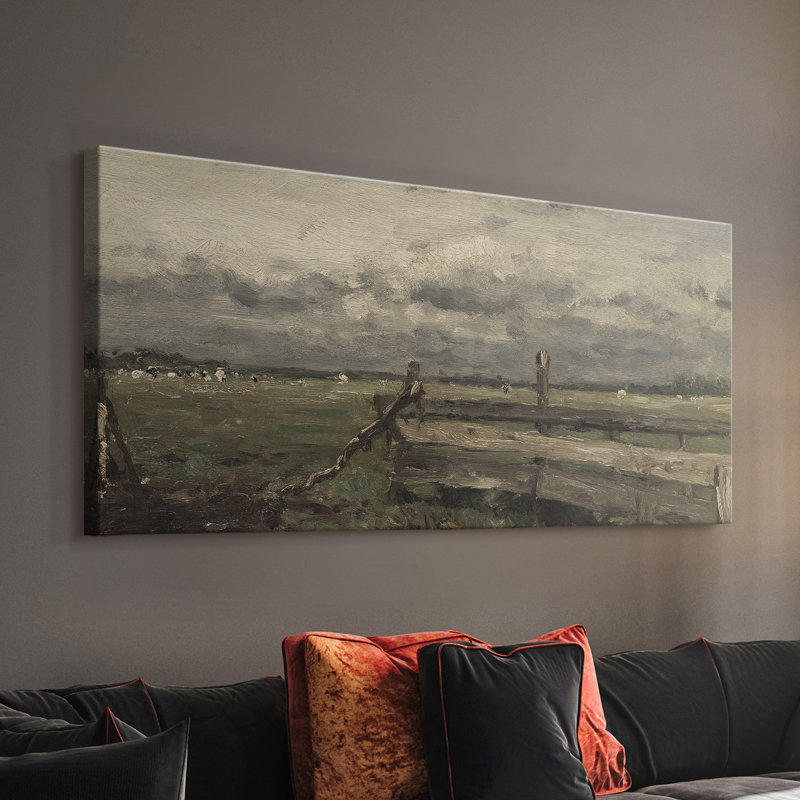 Série paysage - CD XXXV - Toile tendue avec châssis - Prêt à accrocher, H 16 po x l 32 po