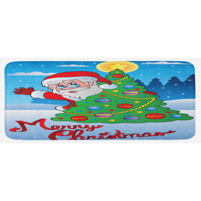 Tapis de cuisine Santa