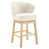 Beige Seat/ Natural Frame