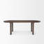 Table de salle à manger en bois massif de 91 po Katia-1914946347