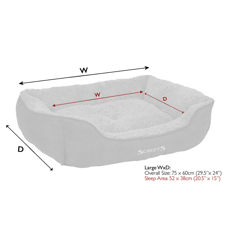 Cosy Polyester Pet Bed, Large (18-32kg)