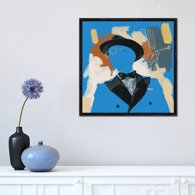 Operatic Blue - Painting on Canvas