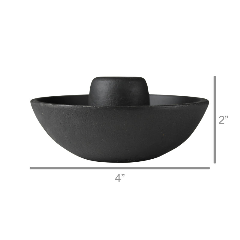 2'' H Iron Tabletop Dish