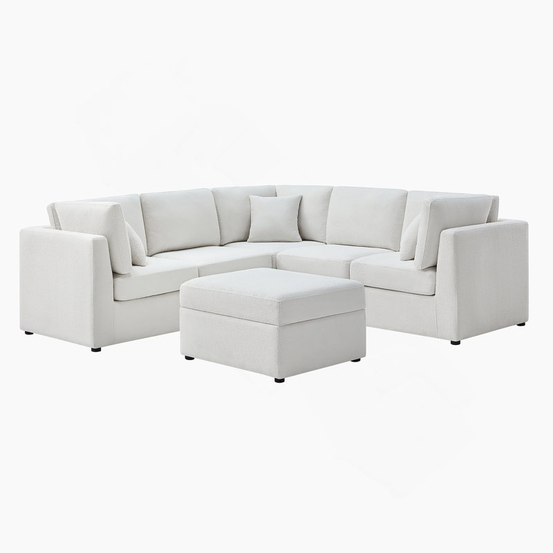 6-PC Sectional  - Ivory