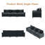 Canapé modulaire en chenille de 121,6 po-1241587935