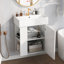 Meuble-lavabo flottant moderne 21,6 pouces