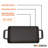 Maverick 22-inch Preseasoned Carbon Steel Griddle
