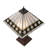 24" High Diamond Band Mission Table Lamp