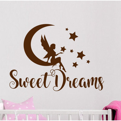 Décalcomanie murale lune rêves