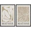 Oeuvre d'art classique IDÉE4WALL, ensemble d'art sur toile encadré Matisse Nude Dancer-71660141-71660140