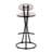 Round Print Bar Stools Set Of 2 Metal Upholstered Chairs For Kitchen Island & Dining Rooms Counter Stools-226267868