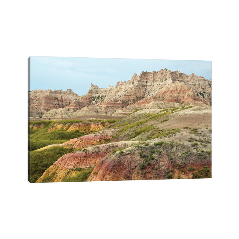 Badlands Gumdrops by Brian Wolf - Wrapped Canvas Print, 20.32cm H x 30.48cm W x 1.91cm D