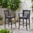 Outdoor 46" Wicker Barstool