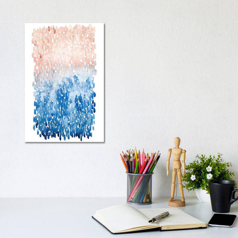 Coral Cascade I by Grace Popp - Wrapped Canvas Gallery-Wrapped Canvas Giclée, 31cm H x 20.5cm W