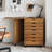 Jennavecia vidaXL MOSS 7-Drawer Chest with Desk & Wheels, Solid Pinewood, 41.5"x15.4"x29.3"-212607446