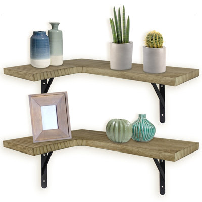 Lynna 2 Piece Corner Shelf