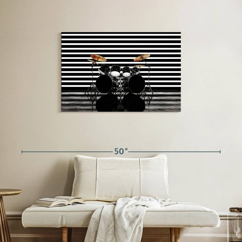 Abarca Drum Show, 24" H x 36" W