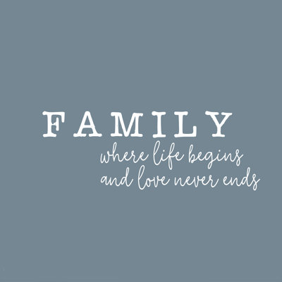 Family 4 - Wrapped Canvas Print
