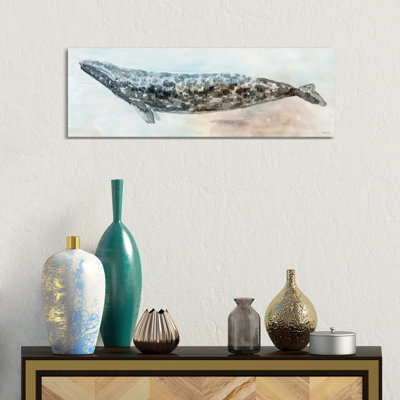 Whale Color I by Stellar Design Studio - Wrapped Canvas Panoramic Gallery-Wrapped Canvas Giclée
