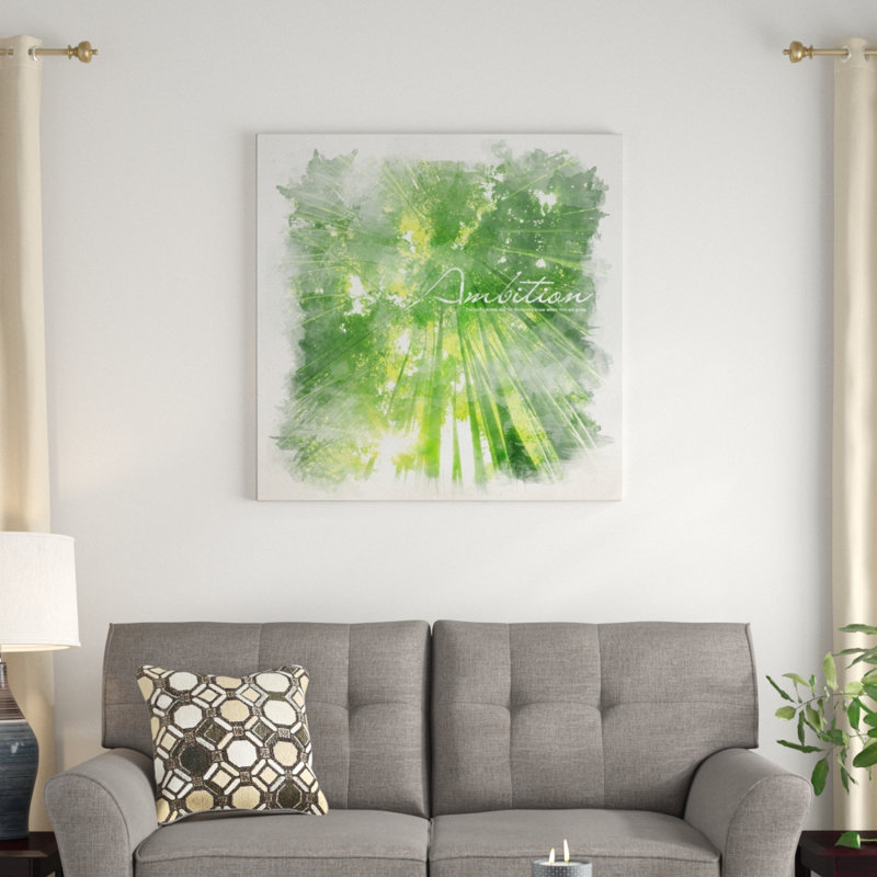 « inspirational poster : le monde fait de ceux qui savent où il se passe », reproduction d’art textuel sur toile