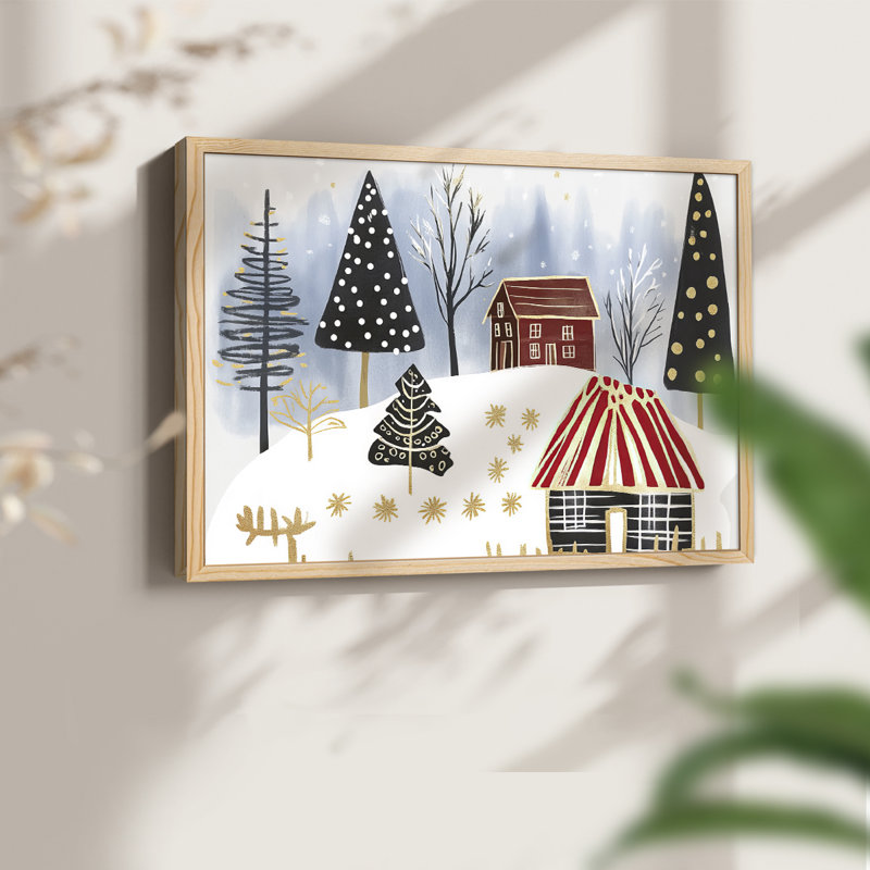 Art de Noël - CDLIX - Reproduction encadrée - Restickable, Naturel, H 22 po x l 28 po
