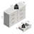 Mouton Modern 47"W 6 Drawer Dresser-1748743884