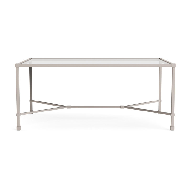 Venetian Outdoor Coffee Table, Dove Smooth