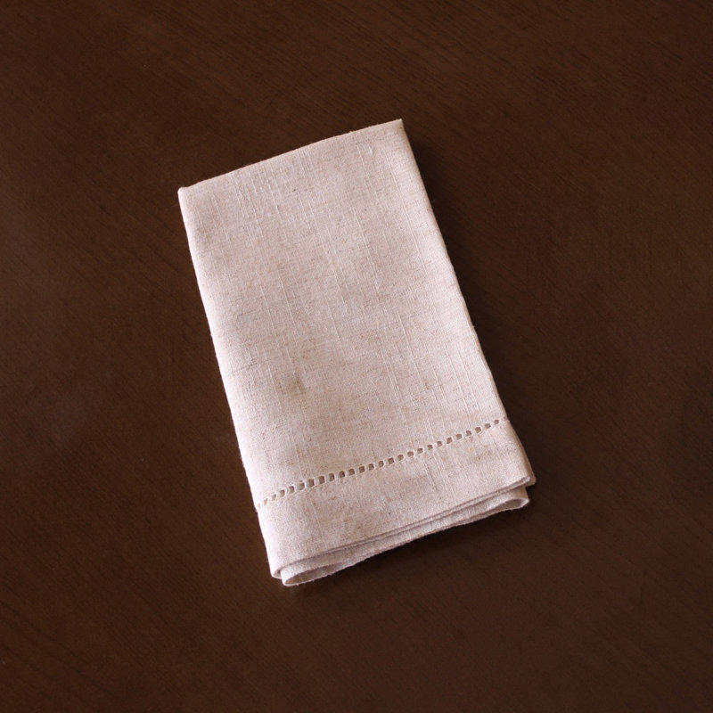 Linens Polyester Square Napkin, Beige
