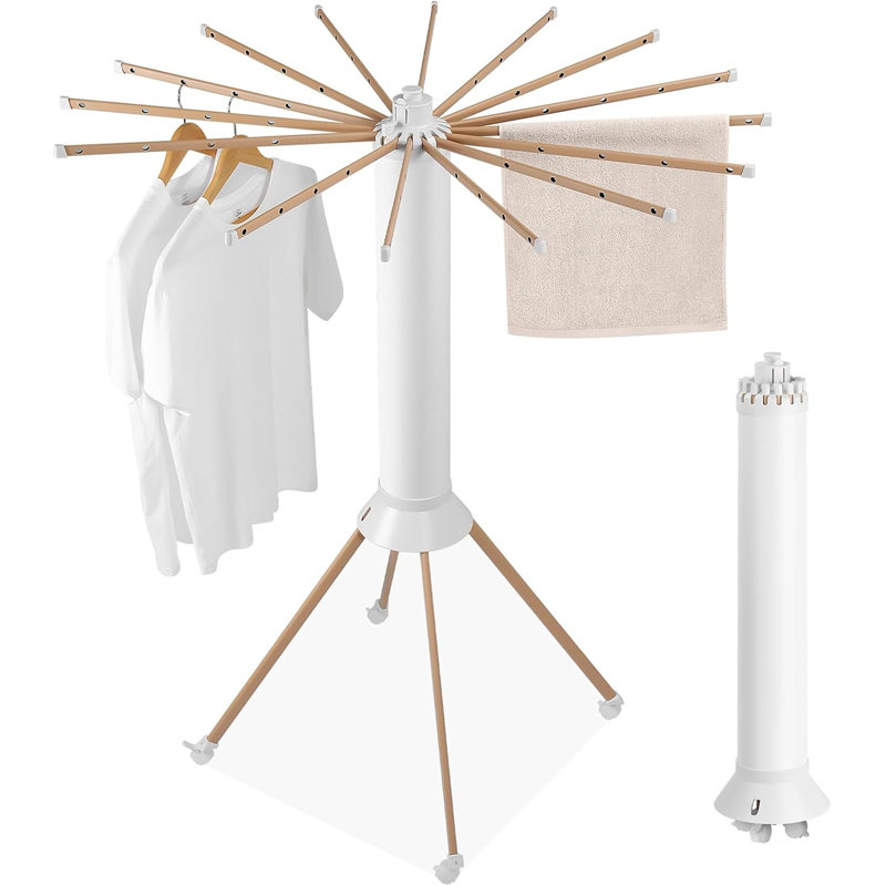 Séchoir à linge pliable de style pieuvre, charge de 70 lb