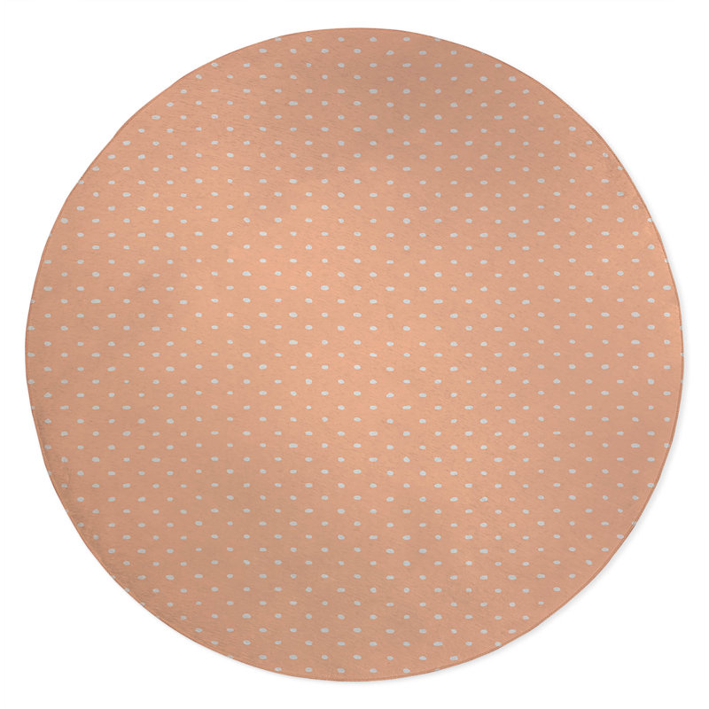 Tapis d'extérieur antidérapant Teeny, Rond 5 pi
