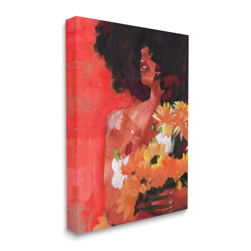 Art africain sur plaque jaune et jaune, art africain par Jennifer Paxton Parker, H 30 po x l 24 po, Toile tendue