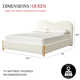 Upholstered Headboard Platform Bed Frame